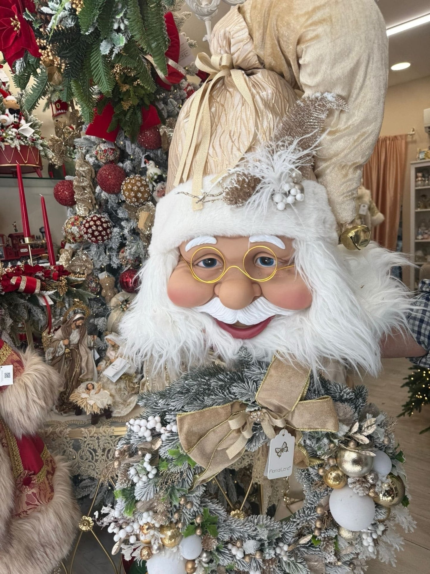 🔥Hot Sale 49% off🔥Santa Face Wreath