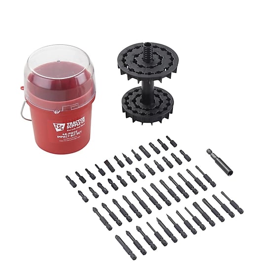 🔥Limited Time Discount 🔥Tractor Supply Assorted Impact Bit Set. 49 pc