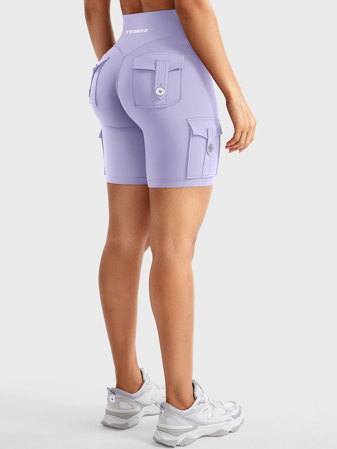 Cargo Pocket Biker Shorts