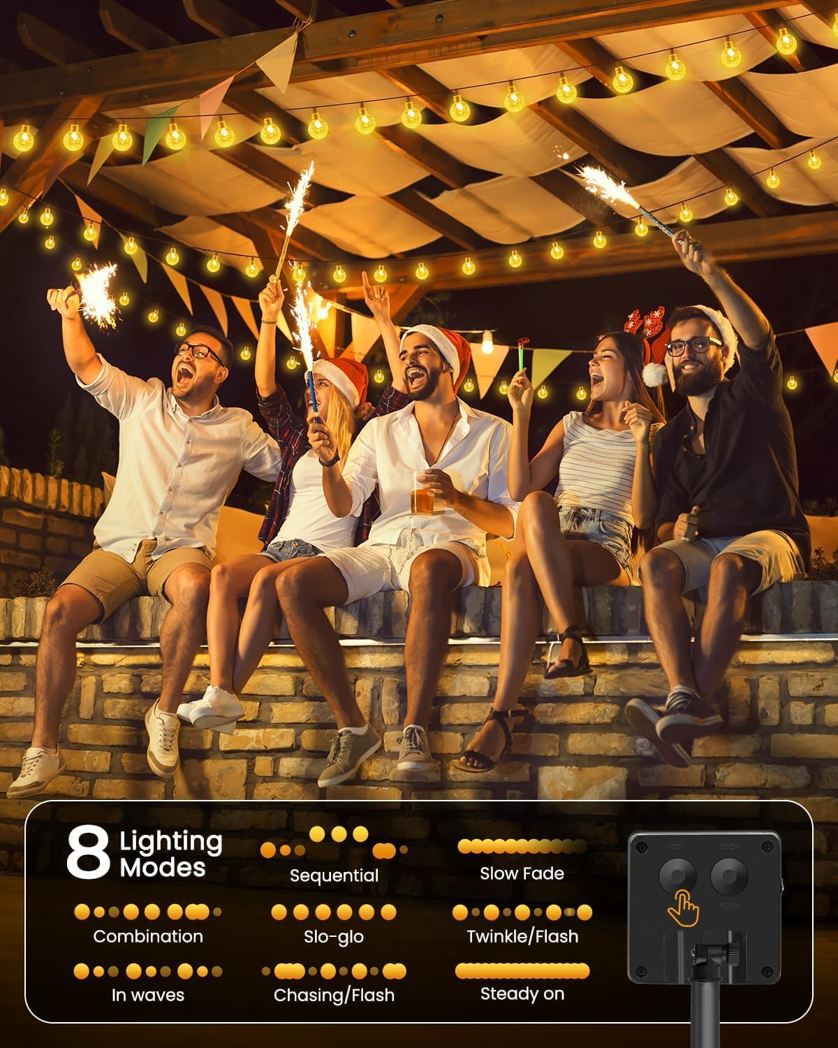 🔥Hot Sale 50% OFF🔥LED Solar String Lights