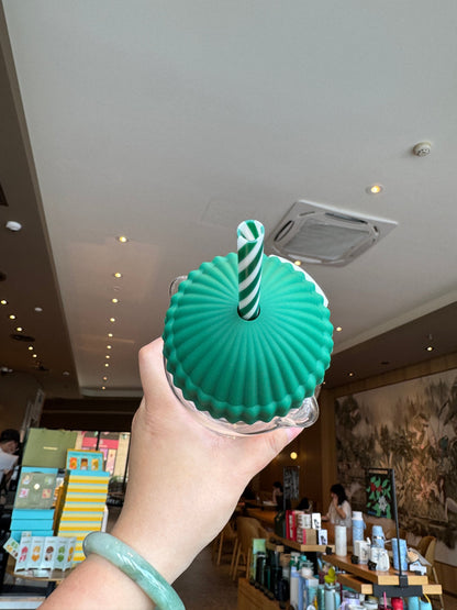 🔥Hot Sale 50% OFF🔥Bearista Glass Straw Cup 🐻✨