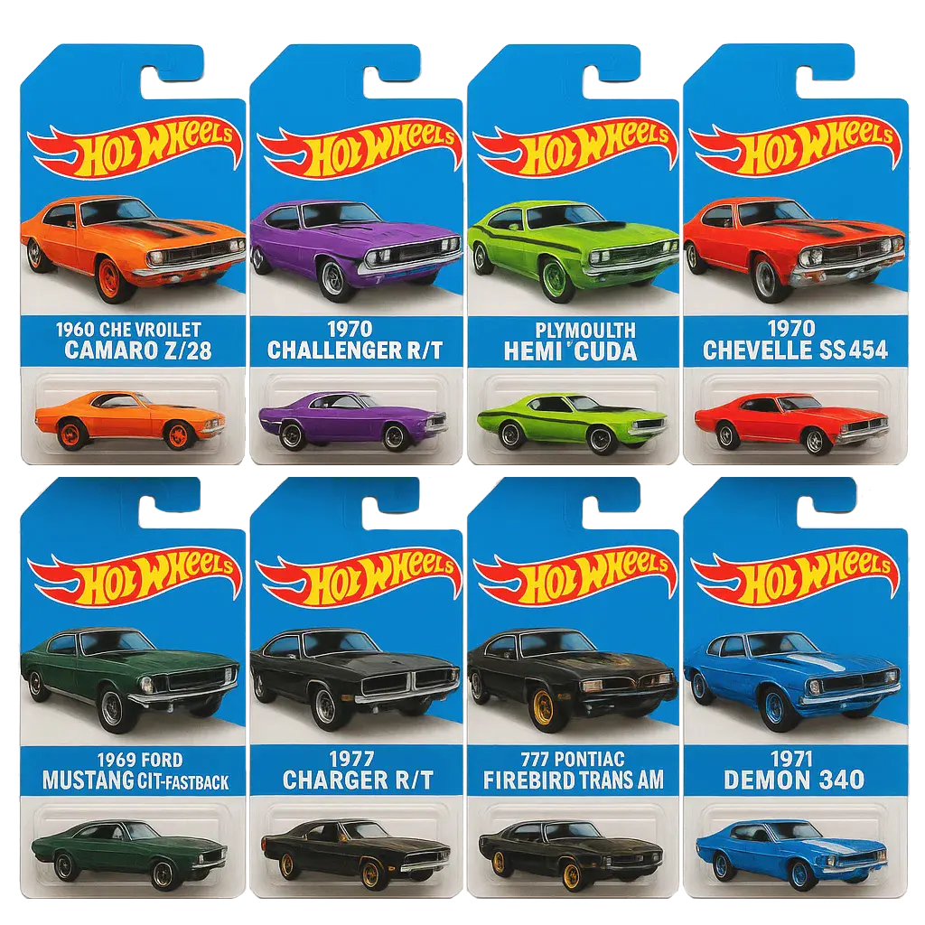 🔥Hot Sale 50% OFF🔥-🚗Hot Wheels Muscle Toy Car Advent Calendar-24 DAYS 2025🎄