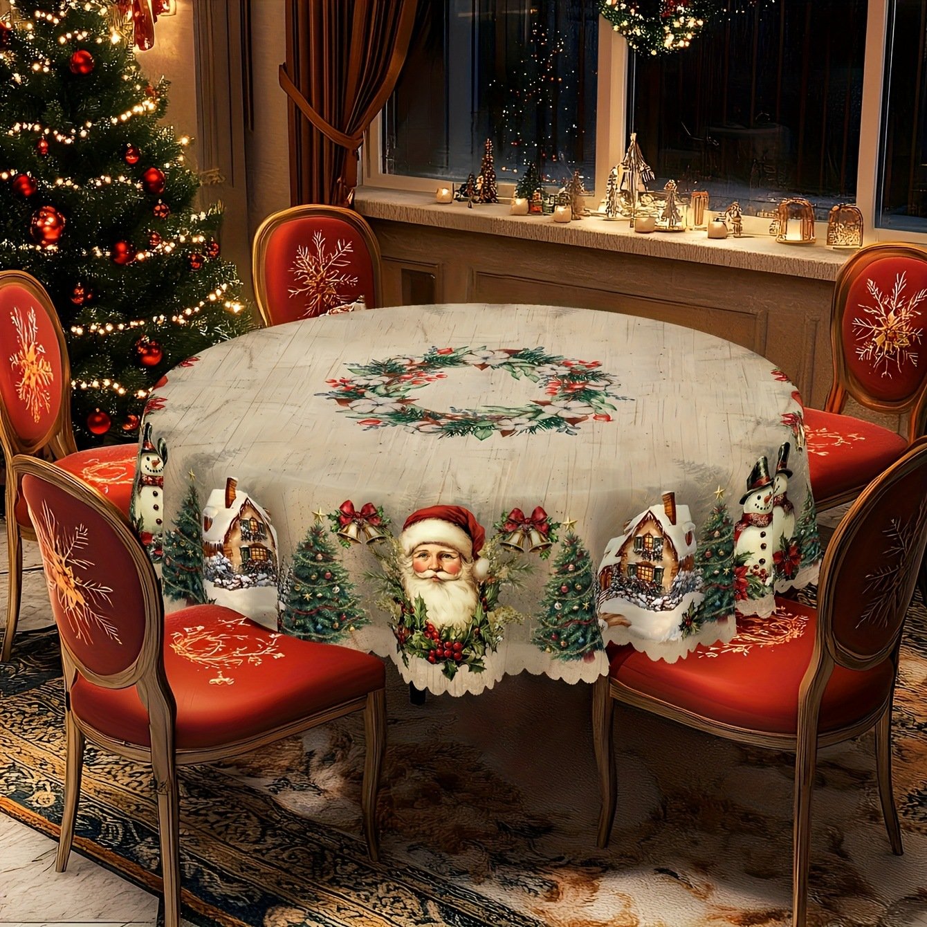 🔥Hot Sale 50% OFF🔥Christmas Tablecloth