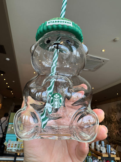 🔥Hot Sale 50% OFF🔥Bearista Glass Straw Cup 🐻✨