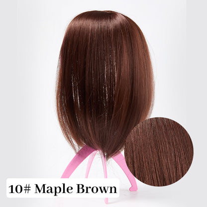 🔥Hot Sale 🔥Natural Hair Toppers with Bangs for Women