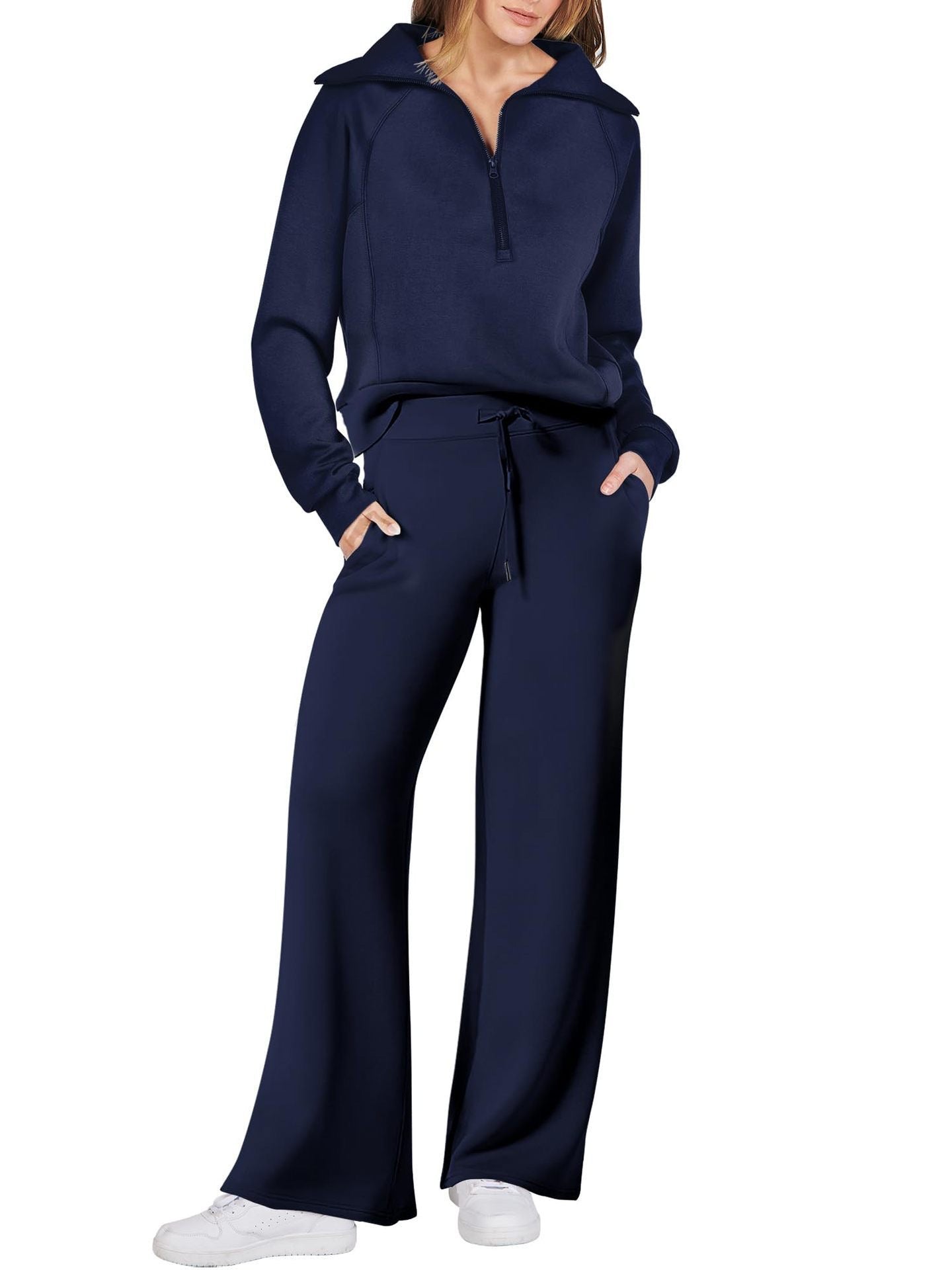 🔥Hot Sale 50% OFF🔥-🎀Women's 2 Piece Casual Outfits Sweatsuit Set