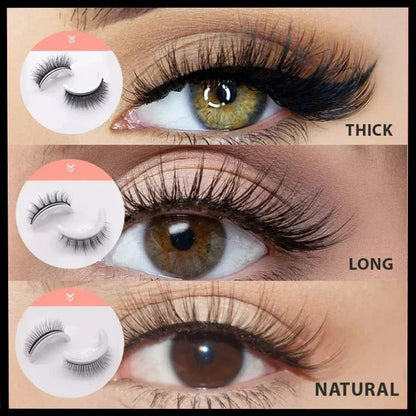 👁️ ACHETEZ 1 OFFREZ 1! ✨ Waterproof & reusable self-adhesive lashes - natural & light effect for a magnetic look in 5 seconds🌟💫