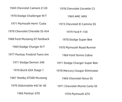 🔥Hot Sale 50% OFF🔥-🚗Hot Wheels Muscle Toy Car Advent Calendar-24 DAYS 2025🎄