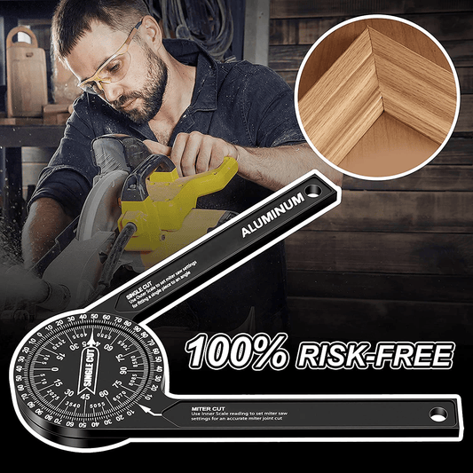 🔥Hot Sale 50% OFF🔥7-inch Aluminum Protractor Goniometer