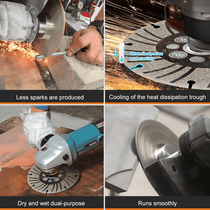 🔥Limited Time Discount 🔥-⚙️ Angle Grinding Wheel – Electroplated Diamond 4 ½ PLUS+