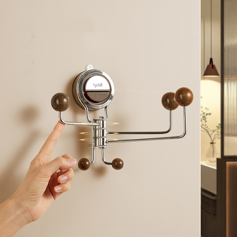 🔥Hot Sale 🔥No-Drill Rotating Suction Hooks – Strong Hold, Easy Wall Installatio