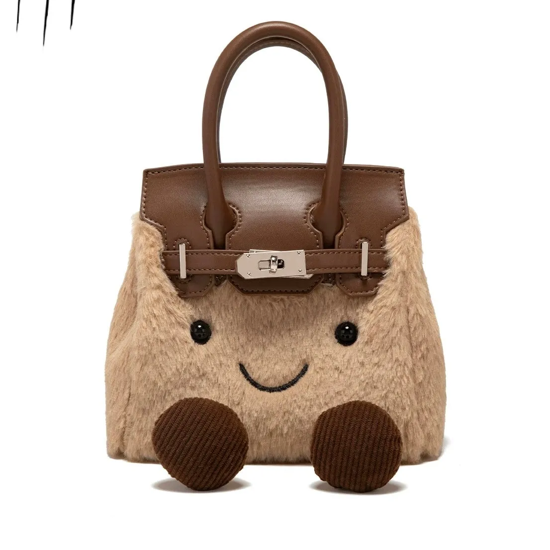 🔥Limited Time Discount🔥Plush Cartoon Kelly Bag – Cute Furry Backpack & Handbag for Women | 2025 Trendy Designer Style 💕