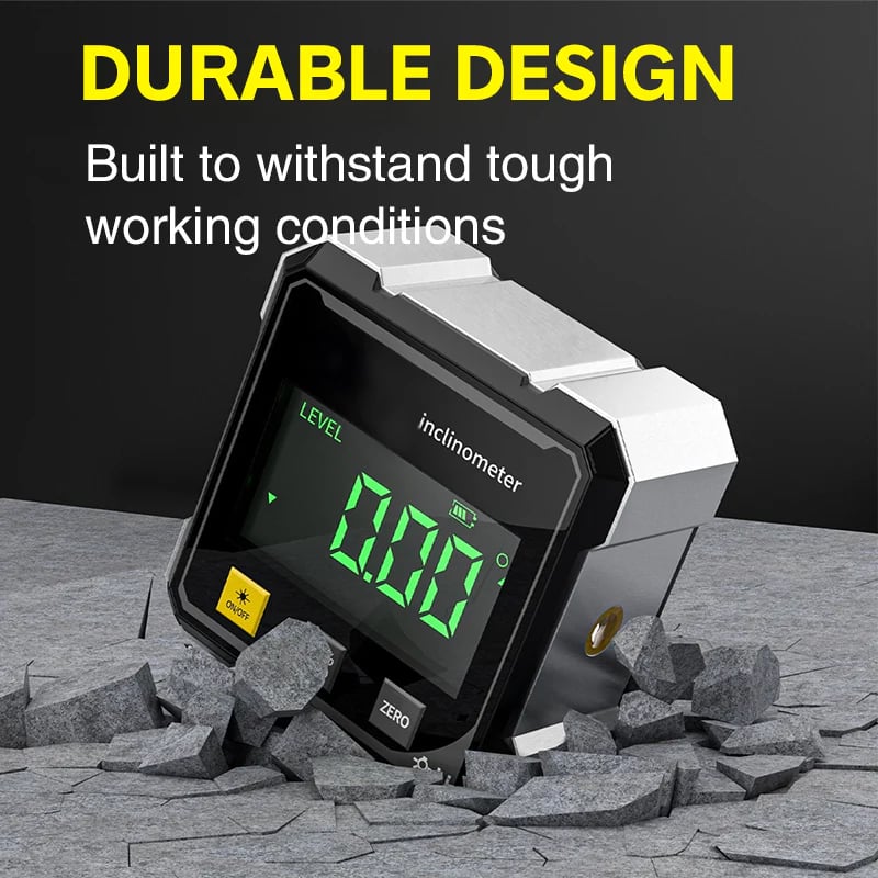 🔥Limited Time Discount 🔥4-Side Magnetic Digital Angle Gauge with Laser