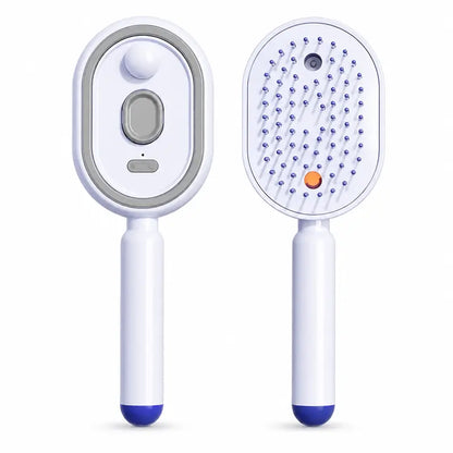 ❤️Flash Sale 50% OFF🔥Electric Mist Massage Hair Brush - Self-Cleaning Essential Oil Mist, Anti-Static Volumizing Hairbrush, Ideal Hair Care Gift