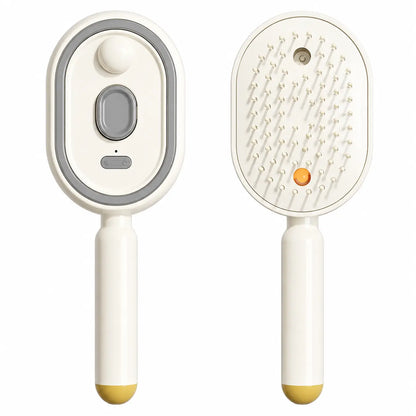 ❤️Flash Sale 50% OFF🔥Electric Mist Massage Hair Brush - Self-Cleaning Essential Oil Mist, Anti-Static Volumizing Hairbrush, Ideal Hair Care Gift