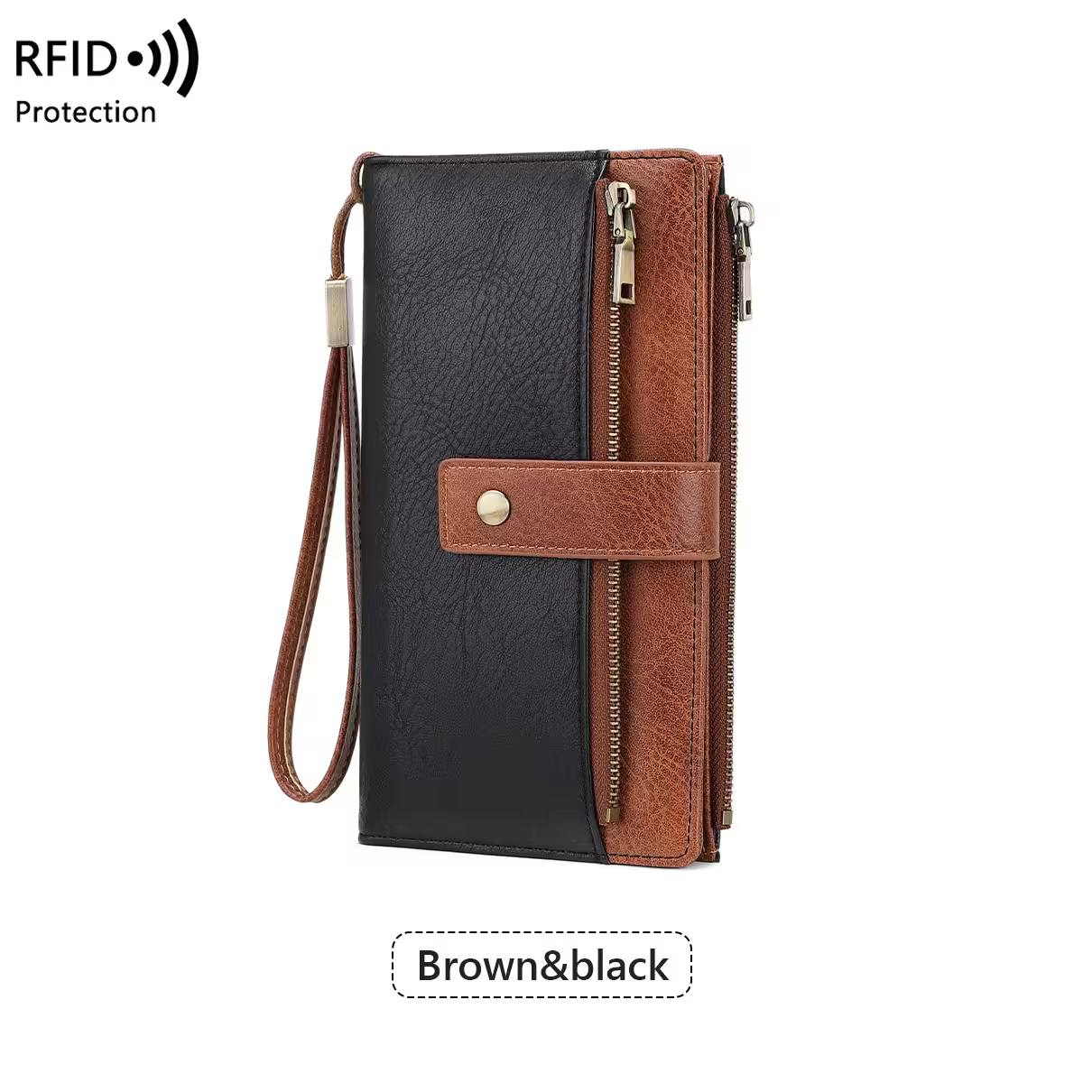 Women's Trifold RFID Blocking PU Leather Wallet