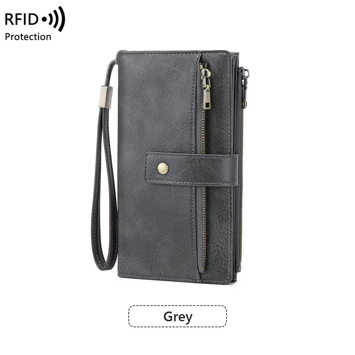 Women's Trifold RFID Blocking PU Leather Wallet