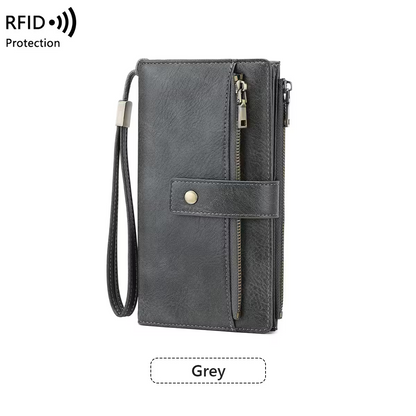 Women's Trifold RFID Blocking PU Leather Wallet