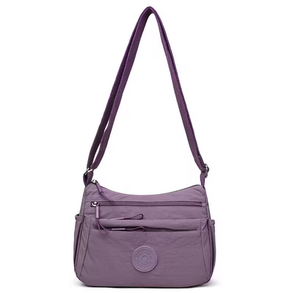 👜Women Solid Color Fashionable Multi-pocket Zipper Crossbody Bag