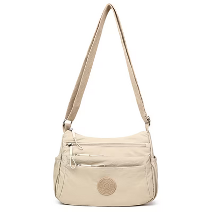 👜Women Solid Color Fashionable Multi-pocket Zipper Crossbody Bag