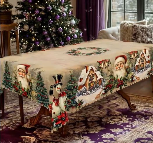 🔥Hot Sale 50% OFF🔥Christmas Tablecloth