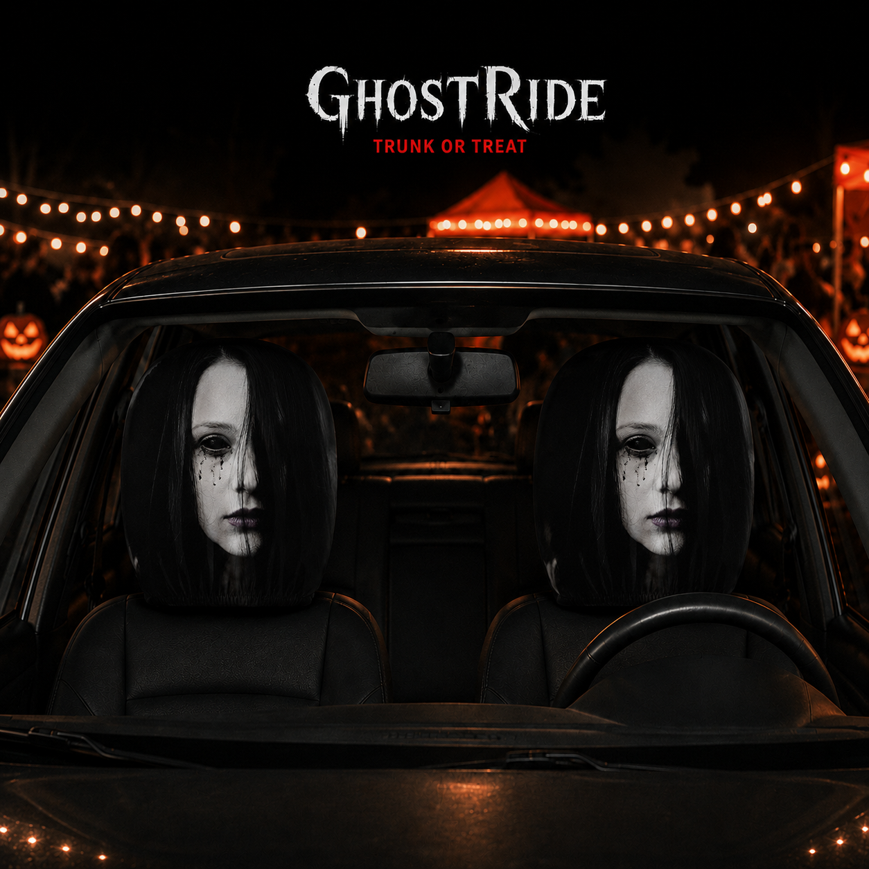 GhostRide™ Spooky Car Headrest Covers