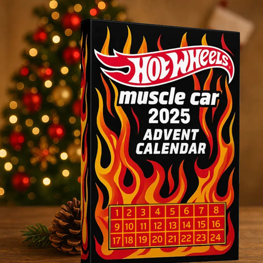 🔥Hot Sale 50% OFF🔥-🚗Hot Wheels Muscle Toy Car Advent Calendar-24 DAYS 2025🎄