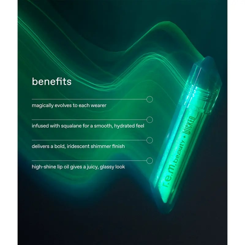 🔥Hot Sale 50% OFF🔥r.e.m. beauty x Wicked: For Good So Popular pH Adaptive Lip Oil