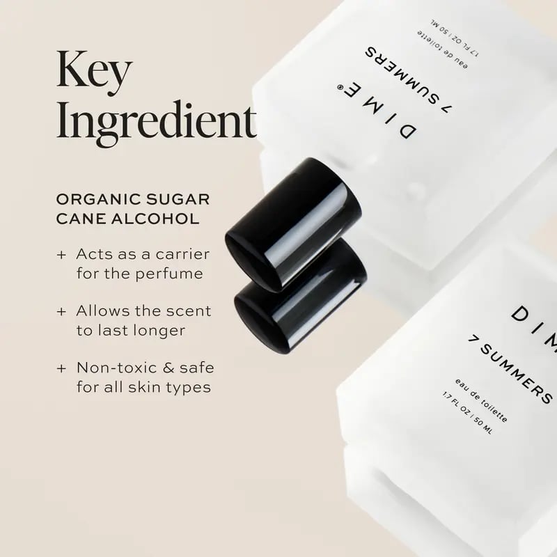 🔥Hot Sale 50% OFF🔥DIME Beauty 7 Summers Perfume. Sweet Floral Fragrance. Vanilla & Musk. Hypoallergenic