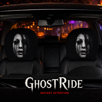 GhostRide™ Spooky Car Headrest Covers
