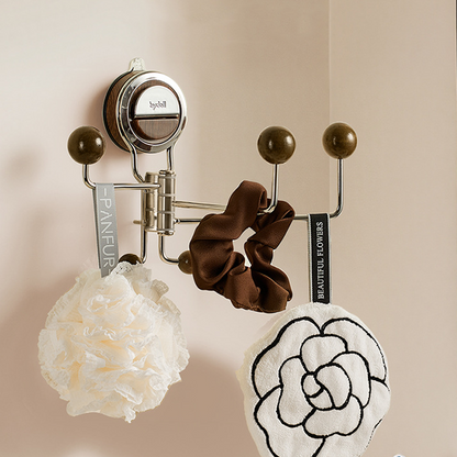 🔥Hot Sale 🔥No-Drill Rotating Suction Hooks – Strong Hold, Easy Wall Installatio