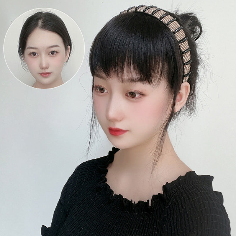 🔥Hot Sale 🔥Synthetic Hair Fringe with Hair Band（50% OFF）