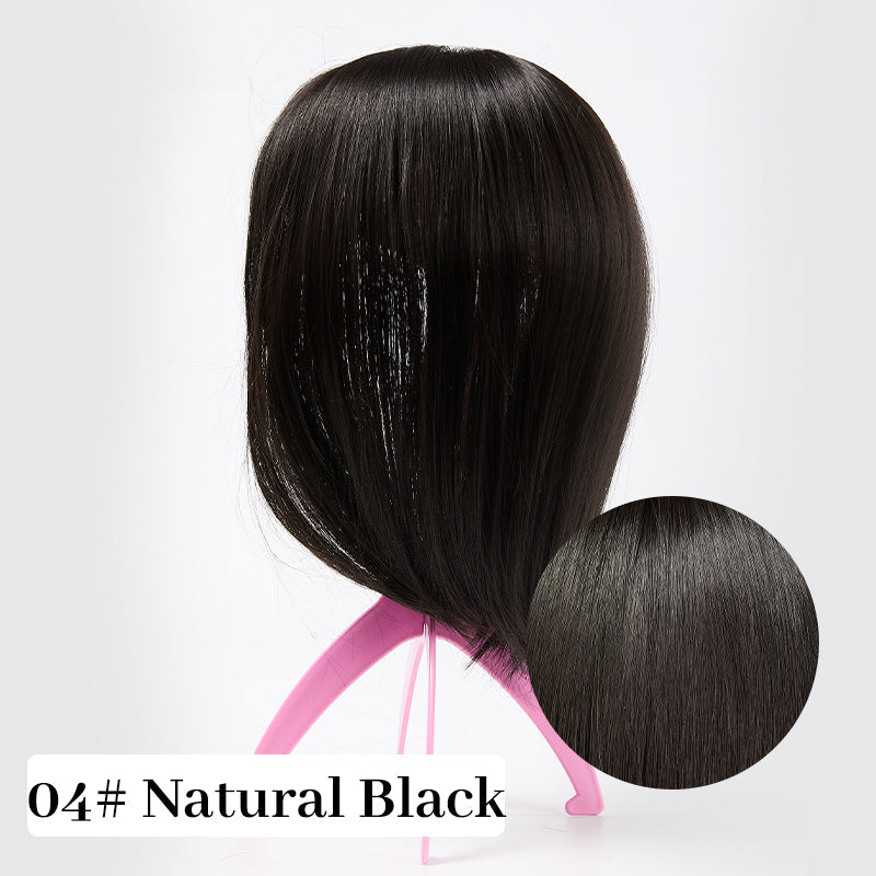 🔥Hot Sale 🔥Natural Hair Toppers with Bangs for Women