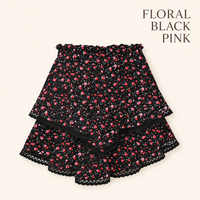 Floral Black Pink