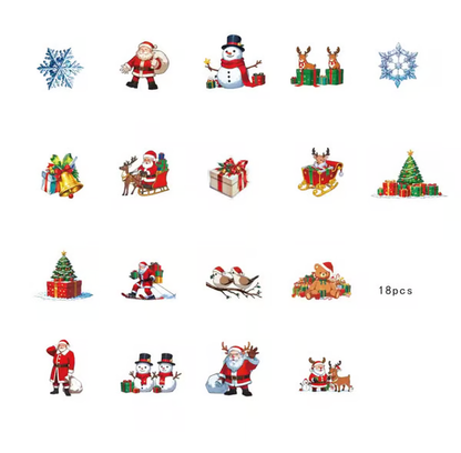 🔥Hot Sale 🔥Christmas 3D Glowing Wall Decals