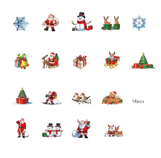 🔥Hot Sale 🔥Christmas 3D Glowing Wall Decals