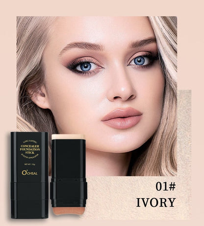 🔥Hot Sale 50% OFF🔥2-in-1 Foundation Stick with Brush