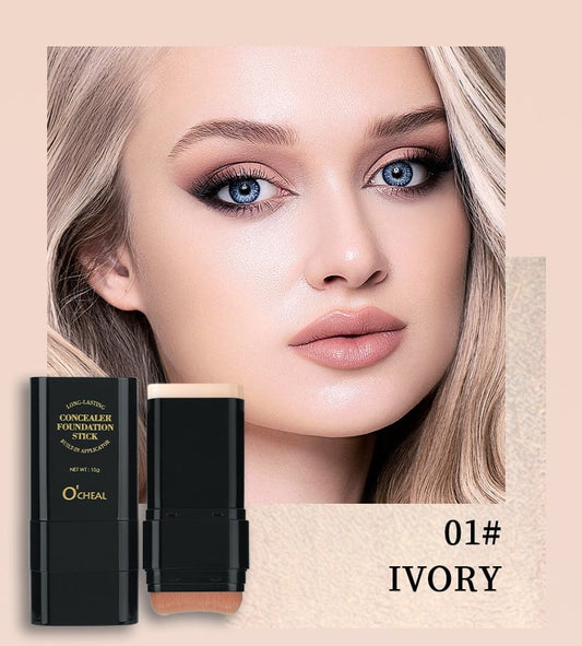 🔥Hot Sale 50% OFF🔥2-in-1 Foundation Stick with Brush