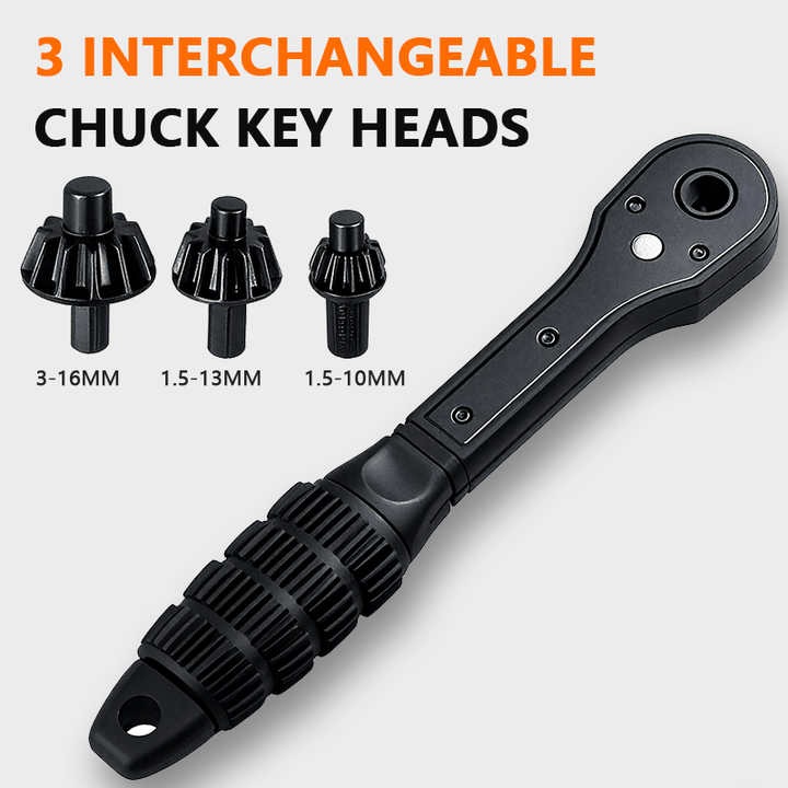 🔥Hot Sale 50% OFF🔥2 in 1 Drill Chuck Ratchet Spanner🛠️