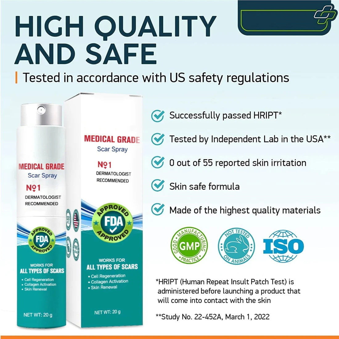 🔥Hot Sale🔥Scar Remove – Medical Grade Scar Spray(For example Acne Scars, Surgical Scars and Stretch Marks ⚡️⚡️⚡️)