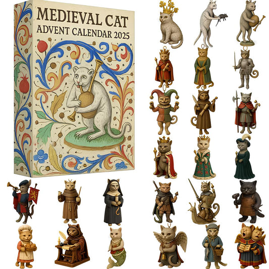 🔥Hot Sale 50% OFF🔥Medieval Cat Advent Calendar 2025✨