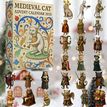🔥Hot Sale 50% OFF🔥Medieval Cat Advent Calendar 2025✨