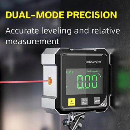 🔥Limited Time Discount 🔥4-Side Magnetic Digital Angle Gauge with Laser