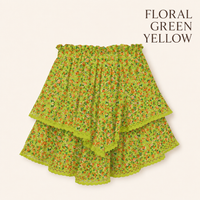 Floral Green Yellow