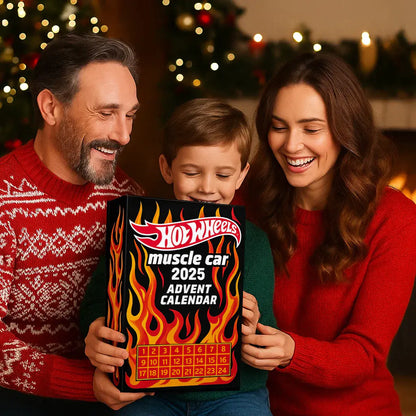 🔥Hot Sale 50% OFF🔥-🚗Hot Wheels Muscle Toy Car Advent Calendar-24 DAYS 2025🎄