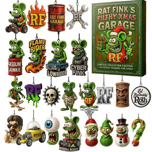 🔥Limited Edition, Only 100 Sets Left! - 🎄Rat Fink Limited Edition 2025 Advent Calendar