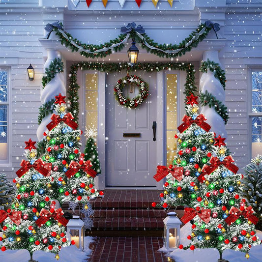 🔥Hot Sale 49% off🌟Upgrade Solar Christmas Trees Lights Outdoor Decoration Waterproof