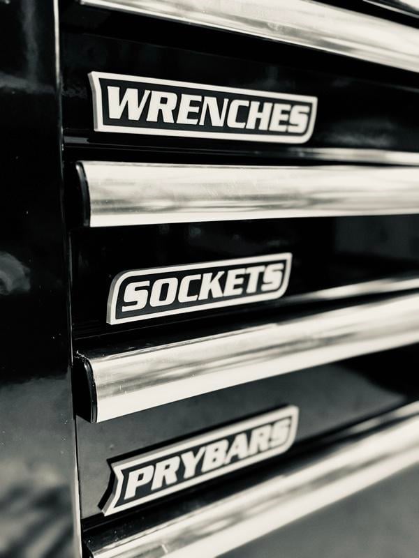 🔥Hot Sale 49% OFF - Custom Premium Magnetic Toolbox Labels for Tool Organization - 12 Pack of High Quality 3D Printed Personalized Magnets