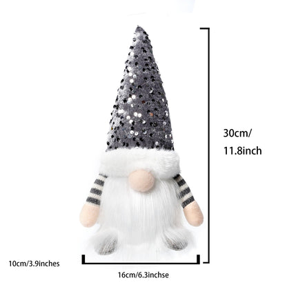 ✨ Lighted Christmas Gnome Plush – Premium Nordic Reindeer Santa Decoration for Festive Home & Gifts