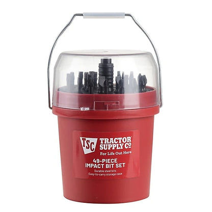 🔥Limited Time Discount 🔥Tractor Supply Assorted Impact Bit Set. 49 pc